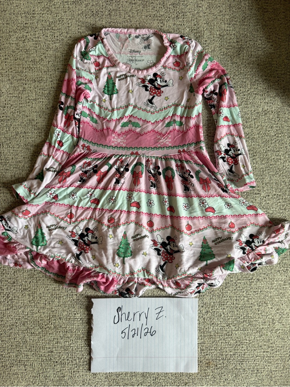 Posh Peanut Minnie Fair Isle Twirl 2T